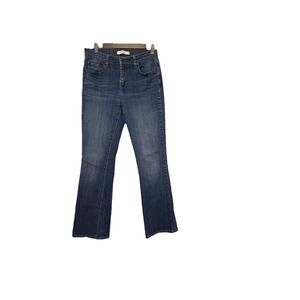 Levis Woman’s 515 Bootcut Mid Rise Denim Blue Jeans Size 8 Medium Comfort Strech